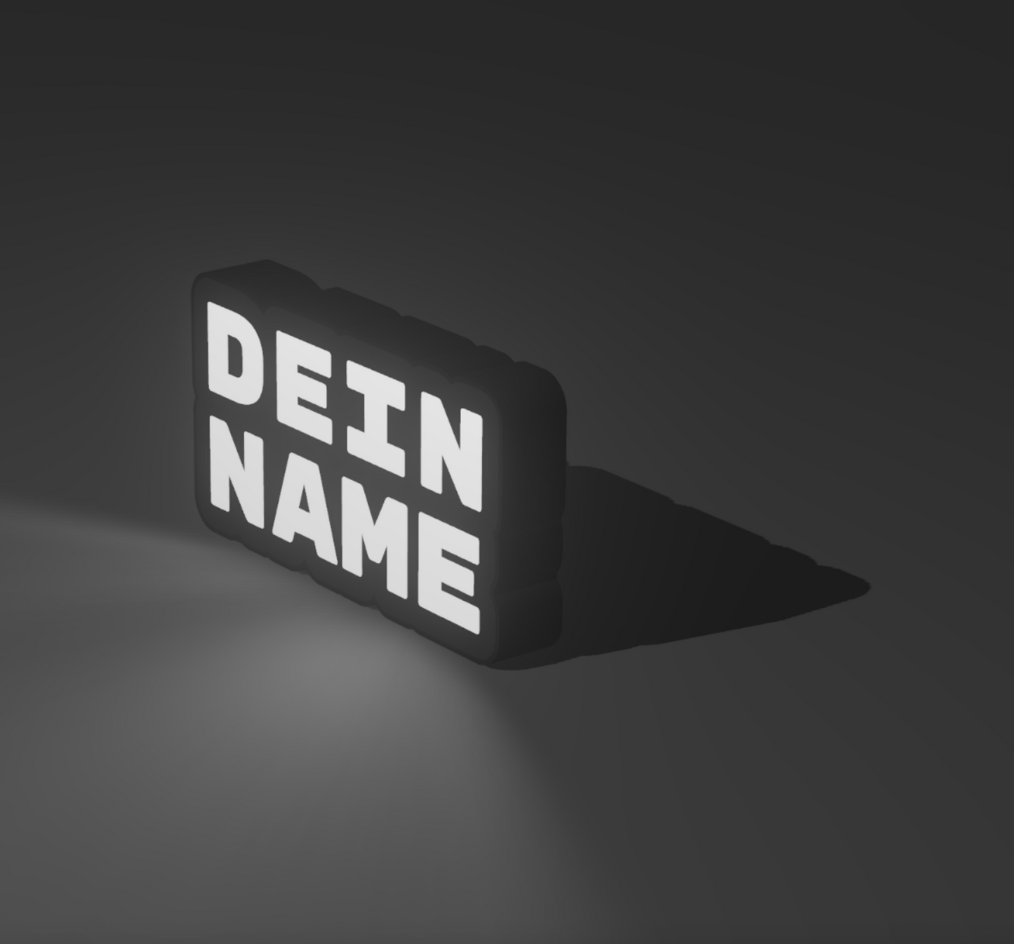 LED TagBox – Custom Lettering