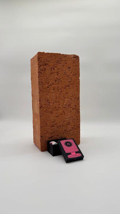 NY FatCaps – Keychain Duo Box | White / Pink