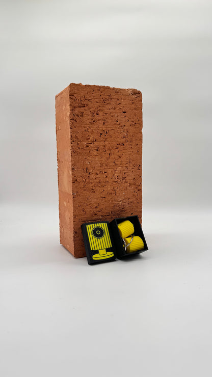 NY FatCaps – Keychain Duo Box | Yellow / Black