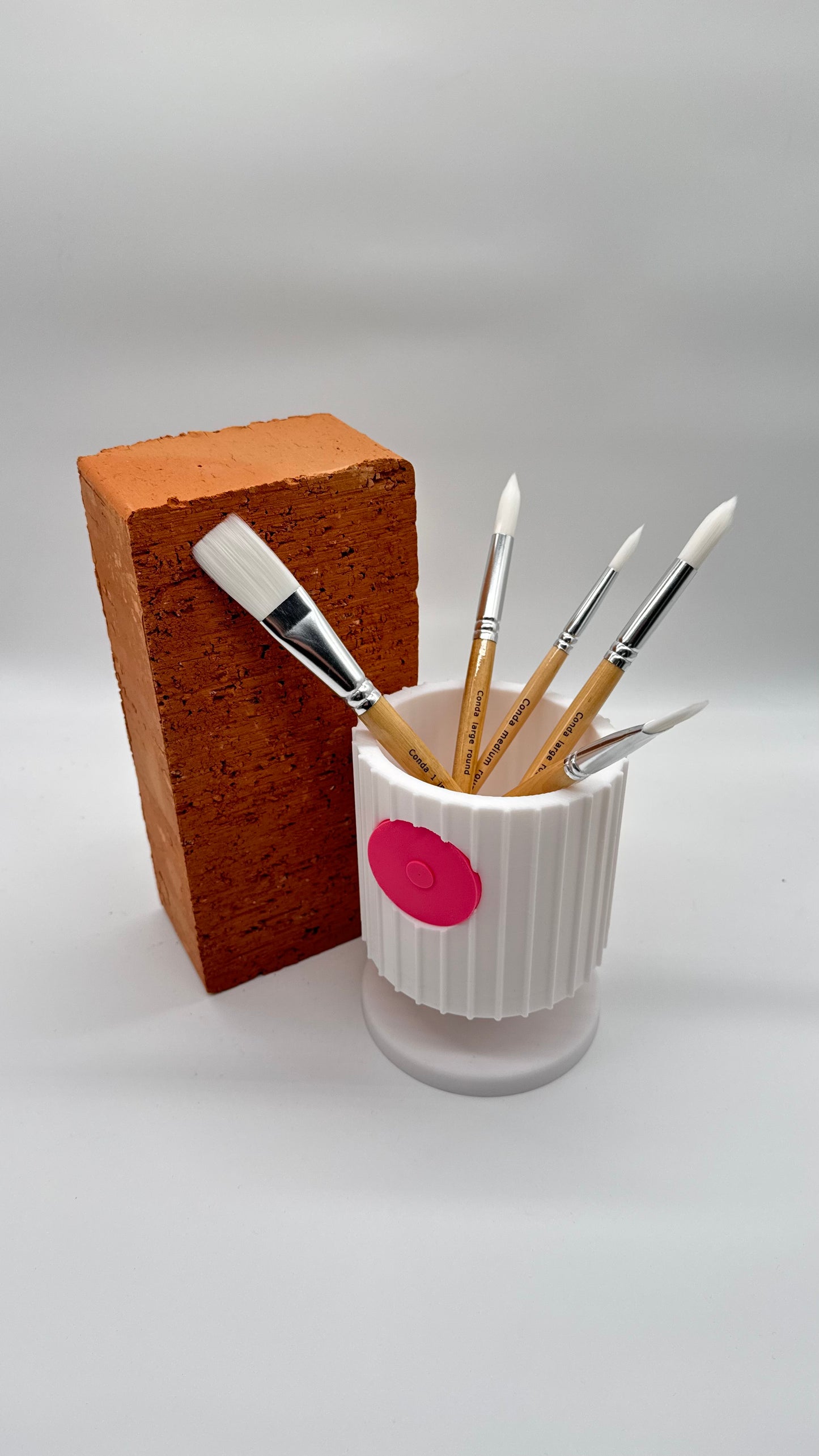 FatCap Penholder White/Pink – Limited (300 Stück)