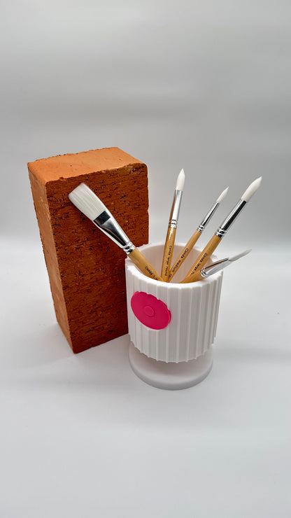 FatCap Penholder White/Pink – Limited (300 Stück)