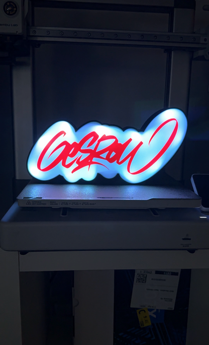 LED TagBox – Custom Lettering
